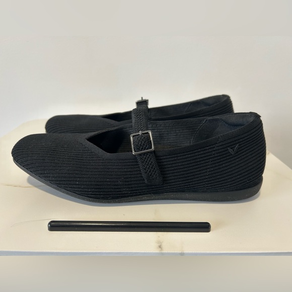 Vivaia Black -like new- Mary Jane Square toe Margot Walkers - size 9US/40EU - Picture 7 of 11